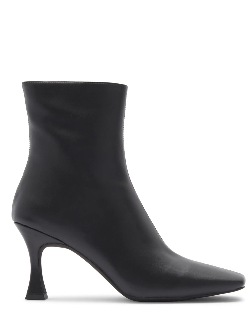 Jeffrey Campbell Black Leather Tardy Ankle Boot
